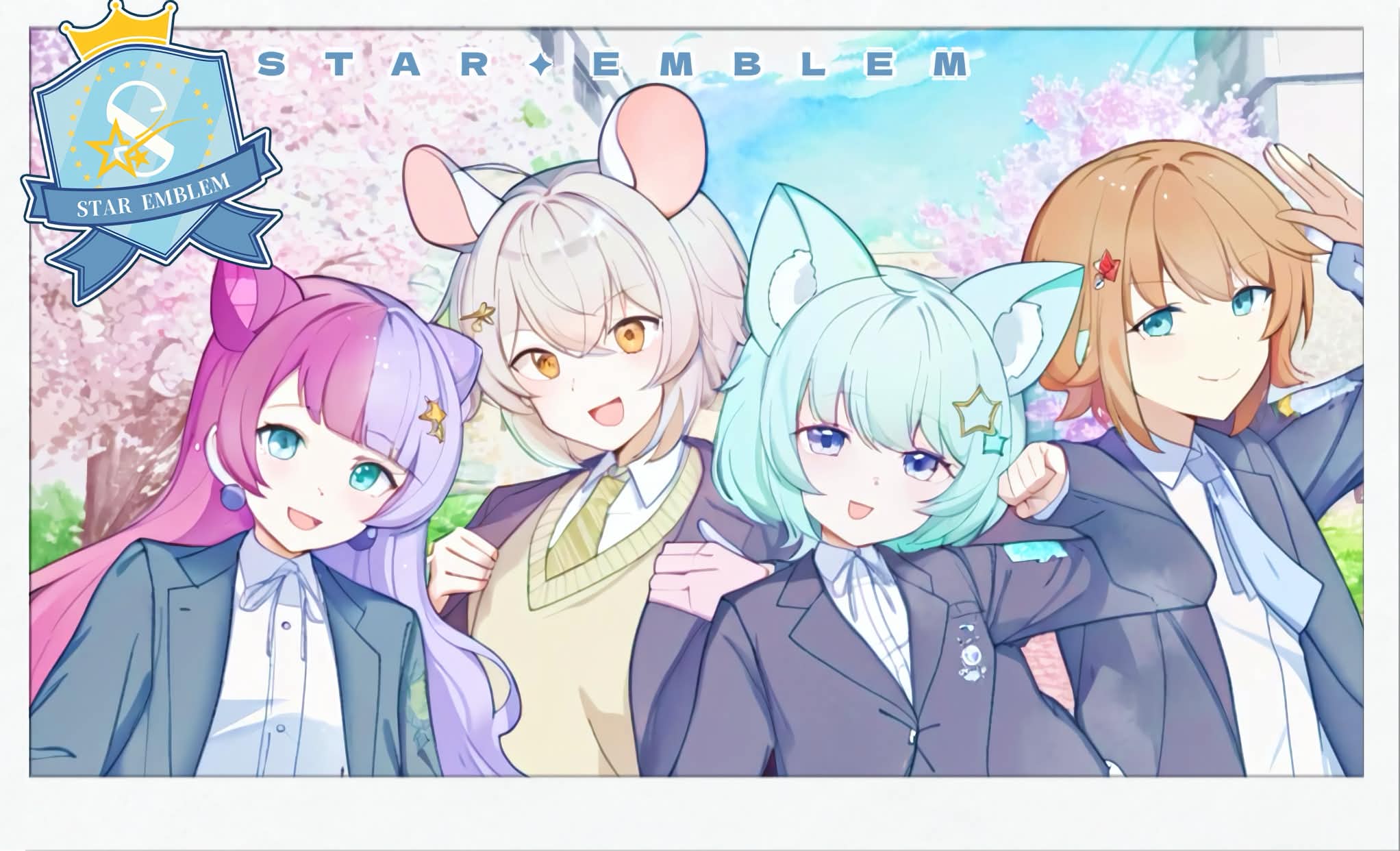 開設記念星徒会写真